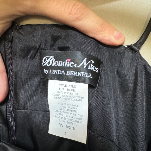 Blondie Nites | Juniors Black Prom Dress | Size 11 - Picture 7 of 7